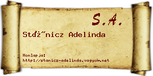 Stánicz Adelinda névjegykártya